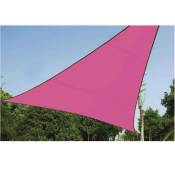 Voile d'ombrage triangle 3,6 m rose