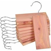10 blocs de bois de cèdre suspendus, anti-mites en
