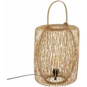 Atmosphera - Lampe en bambou sindy, 39 cm