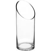 Atmosphera - Vase cylindre verre H25cm créateur d'intérieur
