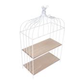 Cage a Oiseau Decorative Metal Blanc - blanc