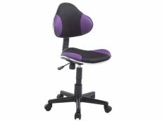 Chaise de bureau bastian en maille , violet
