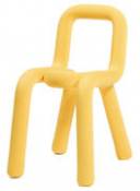 Chaise rembourrée Bold / Tissu - Moustache jaune en