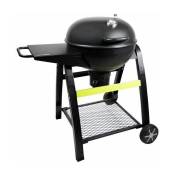 Cook'in Garden - Barbecue à charbon 59cm avec chariot ch529t - noir