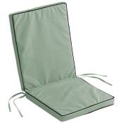 Coussin de fauteuil 90x40 cm polyester uni waterproof