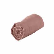 Drap en coton biologique certifié - Rose Blush - 180 x 290 cm