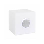 Iperbriko - Lampe led Speaker Cube en Polyéthylène 20x20cm