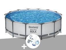 Kit piscine tubulaire Bestway Steel Pro Max ronde 4,27 x 1,07 m + Kit d'entretien