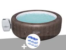 Kit spa gonflable Bestway Lay-Z-Spa St Moritz rond