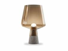 Lampe de table - lampe de salon design - silas marron