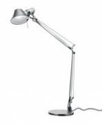 Lampe de table Tolomeo Mini LED / Avec détecteur de présence - Artemide métal en métal