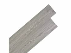 Magnifique matériaux de construction serie douchanbé planche de plancher pvc autoadhésif 5,02 m² gris foncé