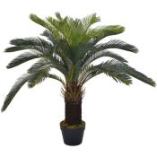 Plante artificielle avec pot Palmier Cycas Vert 90