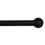 Secodir - harold - Kit tringle extensible ø 16/19 mm 110 à 210cm Coloris - Noir mat - Noir mat