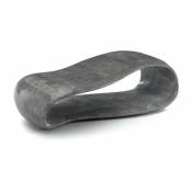 Stones - Table basse moderne en pierre grise cm 123 x 60 xh 34