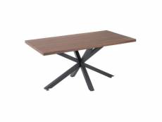 Table de repas rectangulaire bois-métal taille s -