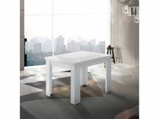 Table extensible blanche au design moderne salon salle