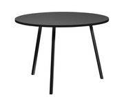 Table ronde Loop / Ø 105 cm - Hay noir en métal