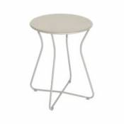 Tabouret Cocotte / Table d'appoint - H 45 cm / Métal - Fermob gris en métal