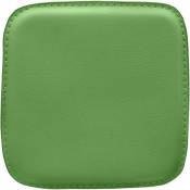 Tolix Style - Coussin pour tabouret carré - simili cuir - Stylix Vert - Cuir végétalien - Vert