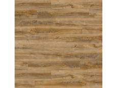 Wallart planches d'aspect de bois chêne de récupération marron vintage 432697