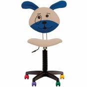 Fauteuil jouet chien, chaise de bureau pour enfant.