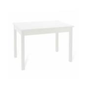 Iperbriko - Table à manger extensible en frêne blanc en bois mélaminé cm 85x140 - 180
