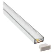 Kit - sensa profilé aluminium pour bandes led, 1 mètre