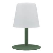 Lampe de table sans fil LED Acier Vert H25CM
