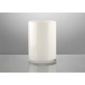 Lou De Castellane - Vase cylindrique 21 cm blanc -