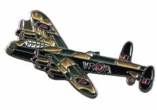 Pin's en émail, Forme Avion Lancaster Modèle RAF