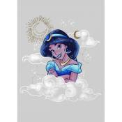 Poster Disney Aladdin - Jasmine portrait dans les nuages 30 cm x 40 cm