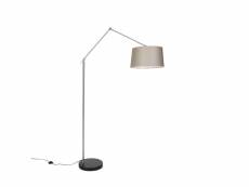 Qazqa led lampadaires editor - taupe - moderne - longueur