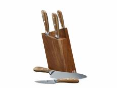 Scandi - bloc 5 couteaux de cuisine