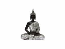 Statuette de bouddha assis en lotus - hauteur 28 cm