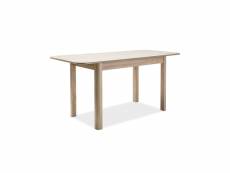 Table extensible - diego - l 65 x l 140 x h 75 cm - chêne sonoma