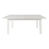 Table extensible Ligure 180 en laque blanc mat