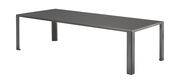Table rectangulaire Big Irony Outdoor / L 200 cm - Zeus gris en métal