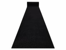 Tapis de couloir karmel plaine, une couleur noir 70