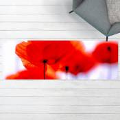 Tapis en vinyle - Magic Poppies - Panorama Paysage Dimension HxL: 80cm x 240cm