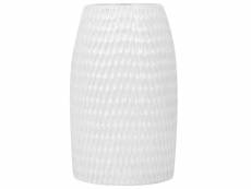 Vase décoratif blanc 25 cm linzi 144928