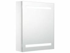 Vidaxl armoire de salle de bain à miroir led 50x13,5x60 cm 285115