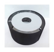 Abat-jour cylindrique ø 270mm en tissu noir pour lampe ou applique à culot E27 Lumina 51613220