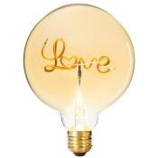 Ampoule led Love ambre Love D13cm E27 Atmosphera créateur