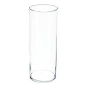 Atmosphera - Vase Design Cylindrique 39cm Transparent