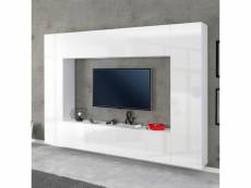 Ensemble de salon mural meuble tv 2 colonnes suspendues joy mold AHD Amazing Home Design