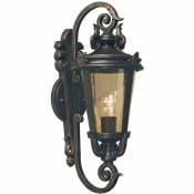 Etc-shop - Lampe d'extérieur applique acier verre bronze h 55 cm lampe de jardin antique IP44
