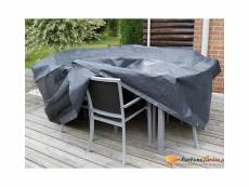 Housse de protection pour table de jardin rectangulaire l225cm