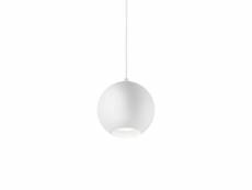 Ideal lux mr - suspension d'intérieur globe à 1 lumière, blanc, gu10