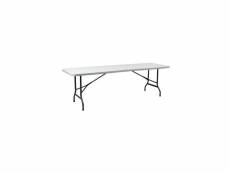 Innov'axe table pliante camping - rectangulaire - 240 cm 104431